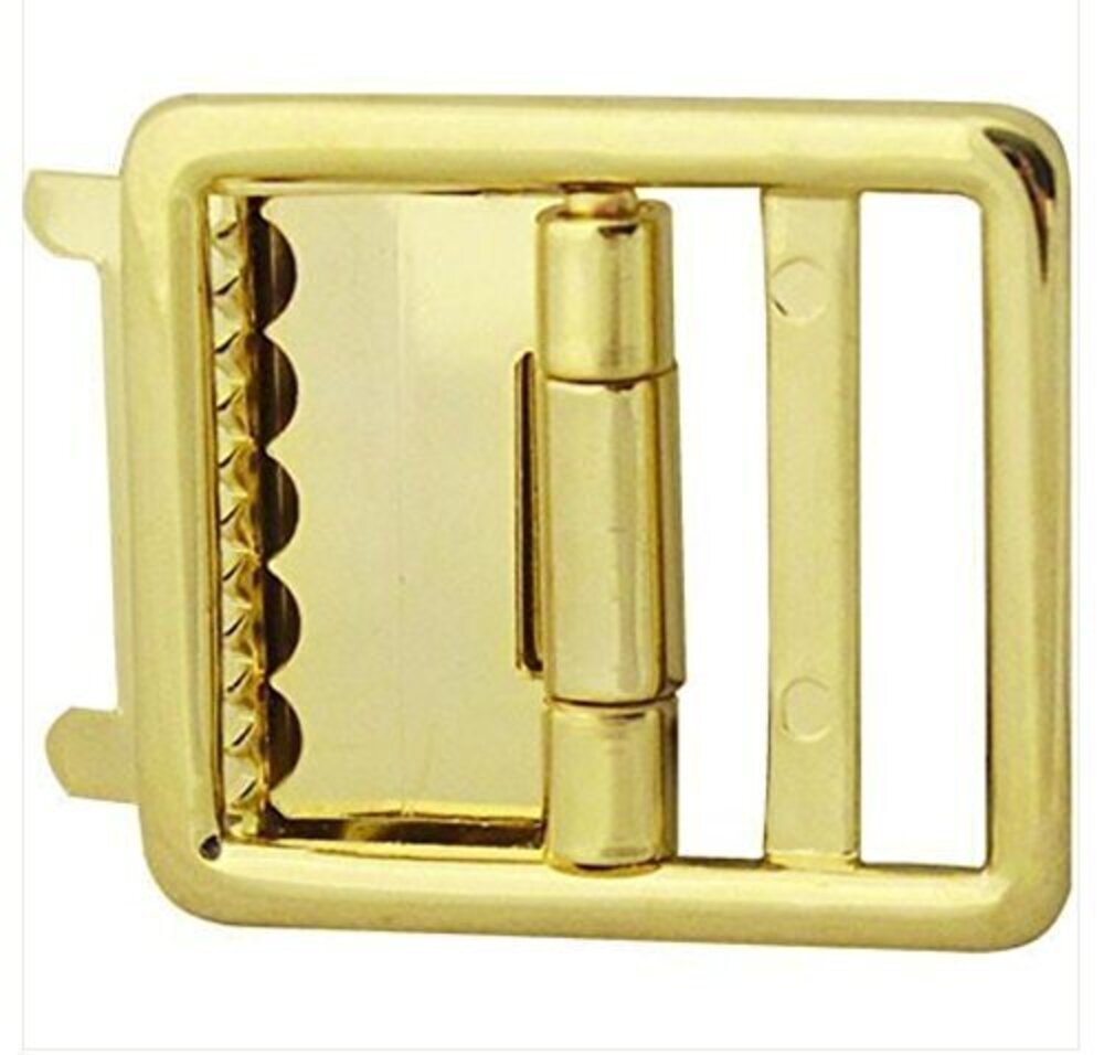 3834 MARINE CORPS BELT BUCKLE: 24K GOLD PLATED OPEN FACE